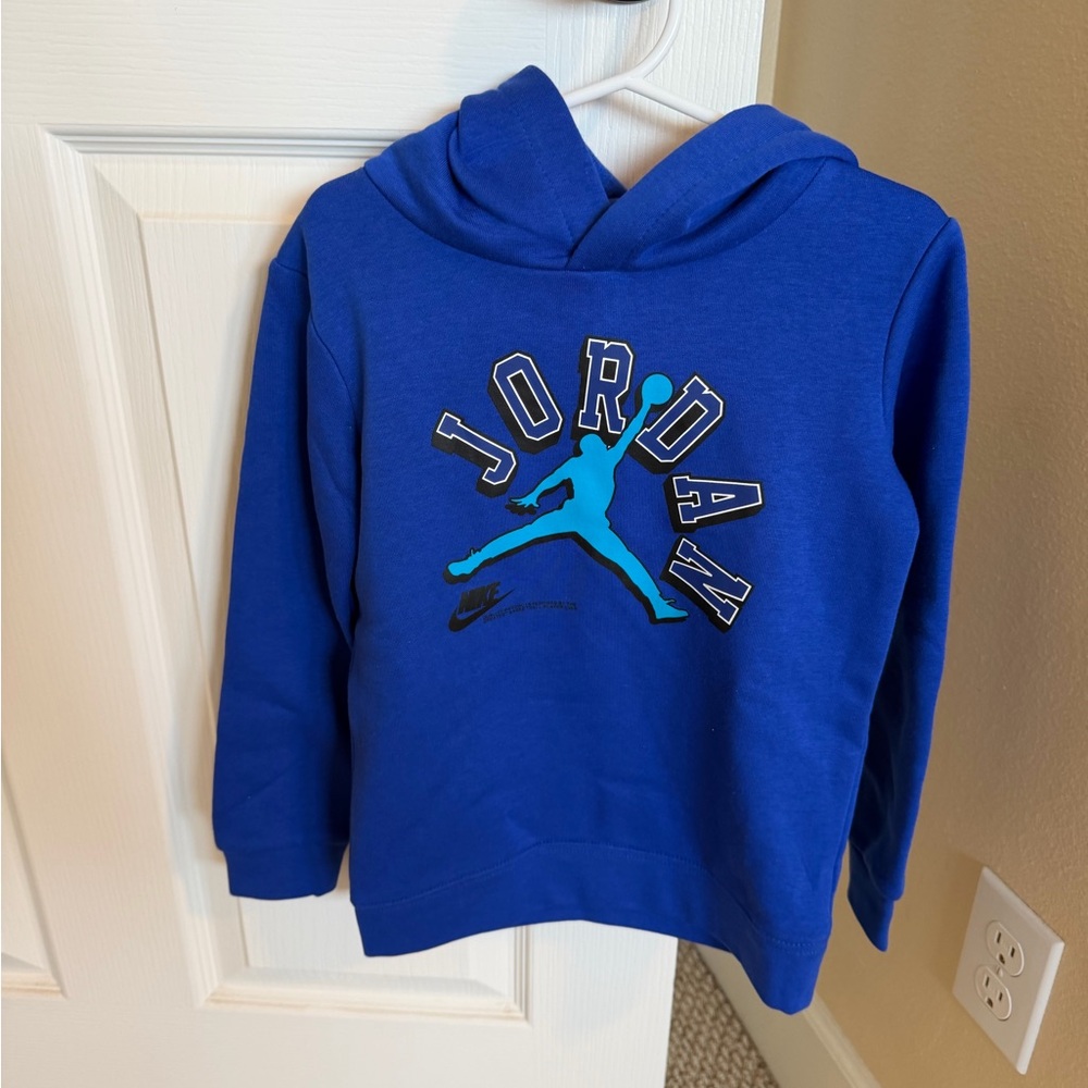 Jordan Youth Blue Hoodie - Jumpman Logo